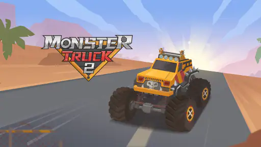 Monster Truck Rush Racingspel screenshot