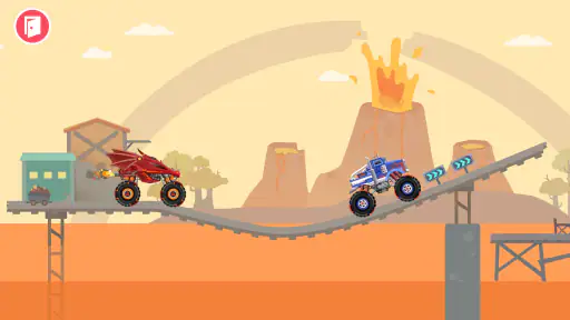 Monster Truck Rush Racingspel screenshot