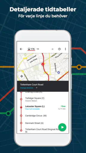 Moovit: Buss och Tåg Tidtabell screenshot