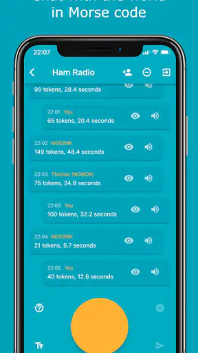 Morse Chat: Talk in Morse Code screenshot