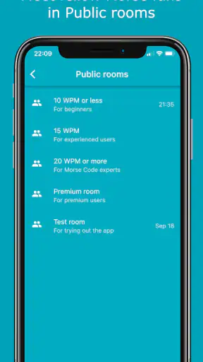 Morse Chat: Talk in Morse Code screenshot