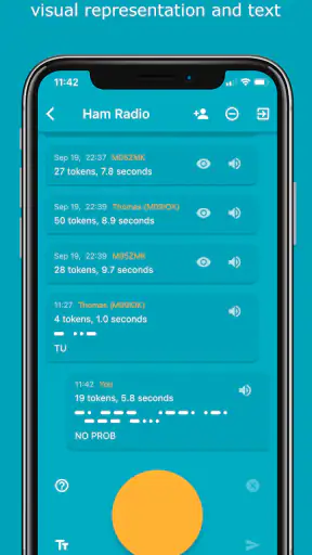 Morse Chat: Talk in Morse Code screenshot