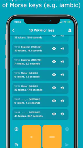 Morse Chat: Talk in Morse Code screenshot