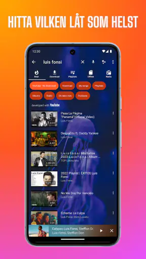 MP3 Downloader - Musikspelare screenshot