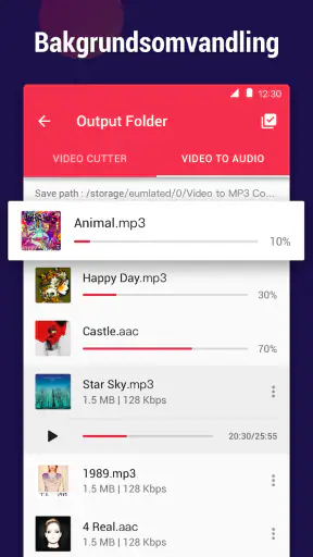 MP4 to MP3 - Video to MP3 screenshot