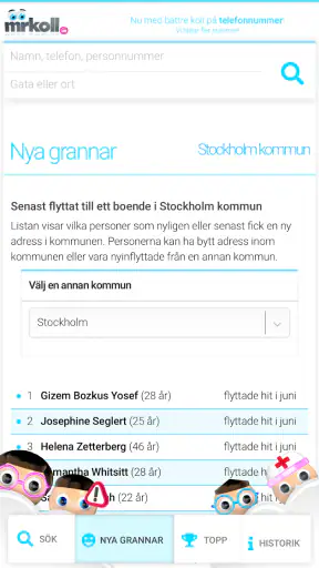 Mrkoll screenshot