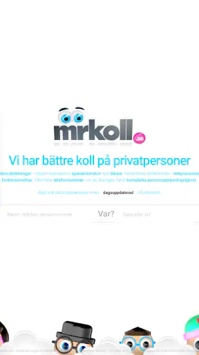 Mrkoll screenshot