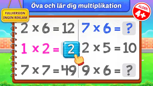 Multiplikationsspel för 5-7 år screenshot