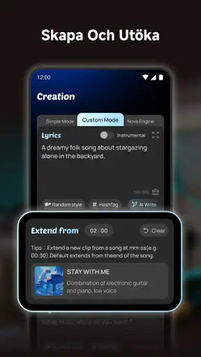 MusicLab: AI Låt & Musikvideo screenshot