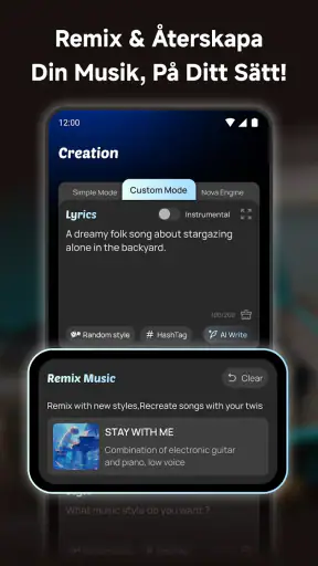 MusicLab: AI Låt & Musikvideo screenshot