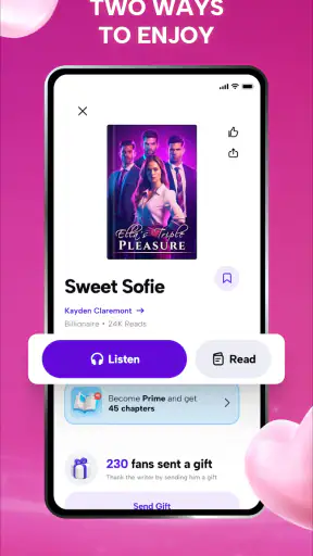 My Passion: Novel Reader App screenshot