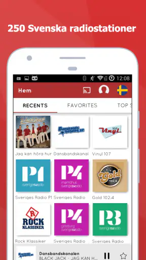 myTuner Radio Sverige screenshot