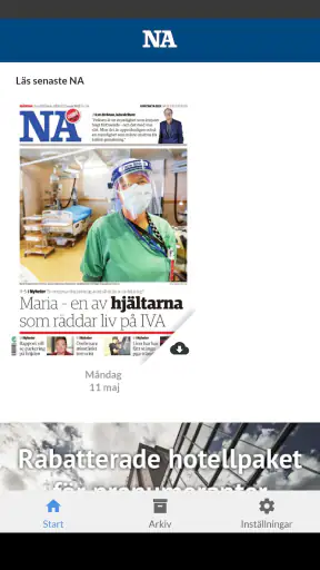 NA e-tidning screenshot