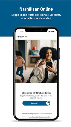 Närhälsan Online screenshot