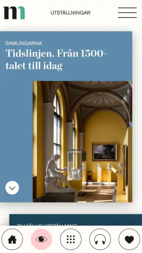 Nationalmuseum Visitor Guide screenshot