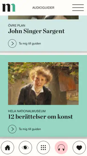 Nationalmuseum Visitor Guide screenshot