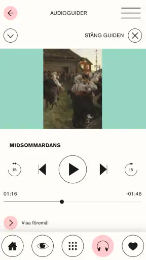 Nationalmuseum Visitor Guide screenshot