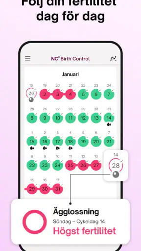 Natural Cycles Preventivmedel screenshot