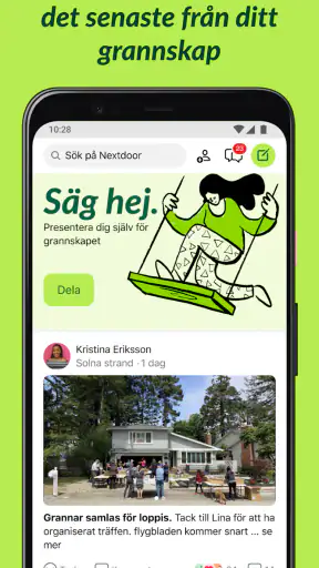 Nextdoor: Grannskapsnätverk screenshot