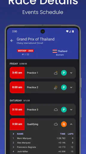 NextGP | Calendar F1 MotoGP … screenshot