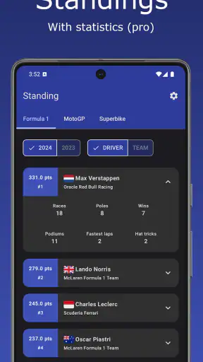 NextGP | Calendar F1 MotoGP … screenshot