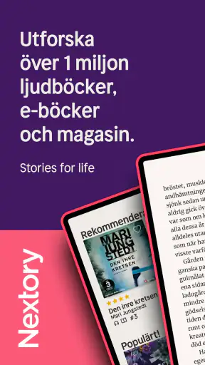 Nextory: Ljudböcker & E-böcker screenshot