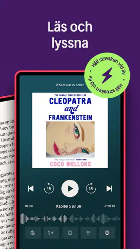 Nextory: Ljudböcker & E-böcker screenshot