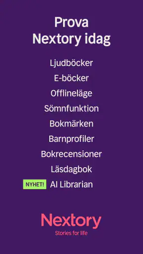 Nextory: Ljudböcker & E-böcker screenshot