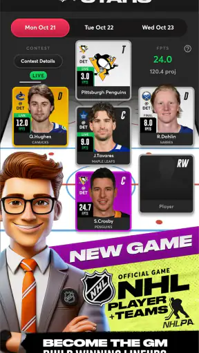NHL Fantasy Stars screenshot