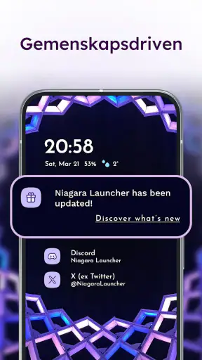 Niagara Launcher ‧ Startskärm screenshot