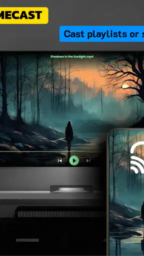 Night Video Player - voice amp screenshot