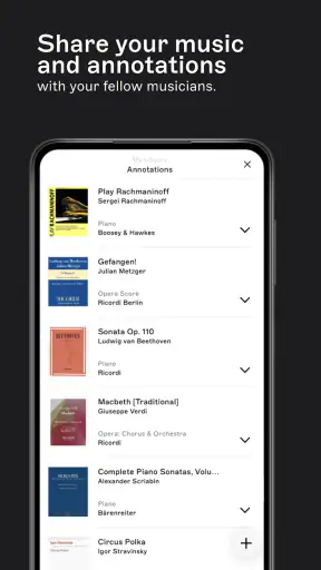 nkoda: sheet music screenshot
