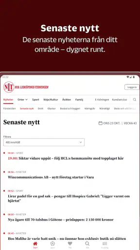 NLT screenshot