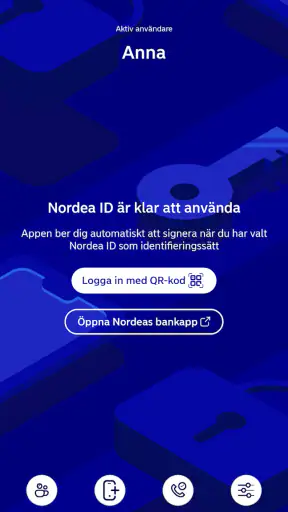 Nordea ID screenshot