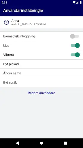 Nordea ID screenshot