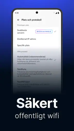 NordVPN: säker och privat VPN screenshot