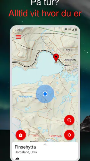Norgeskart screenshot