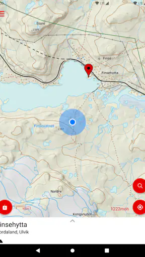 Norgeskart screenshot
