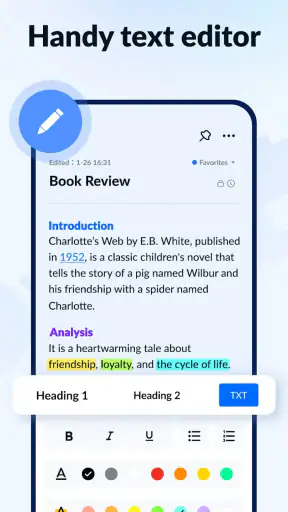 Notepad, Notes, Easy Notebook screenshot