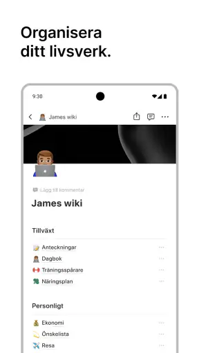 Notion: Ant, Uppg, AI screenshot
