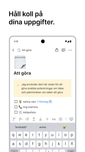Notion: Ant, Uppg, AI screenshot