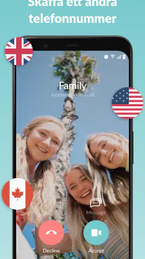 Number2Go: Second Phone Number screenshot