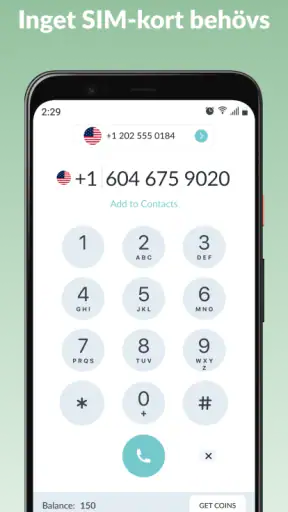 Number2Go: Second Phone Number screenshot