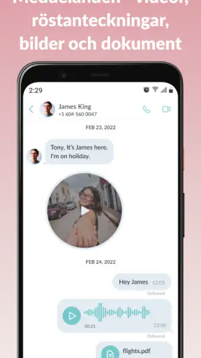 Number2Go: Second Phone Number screenshot