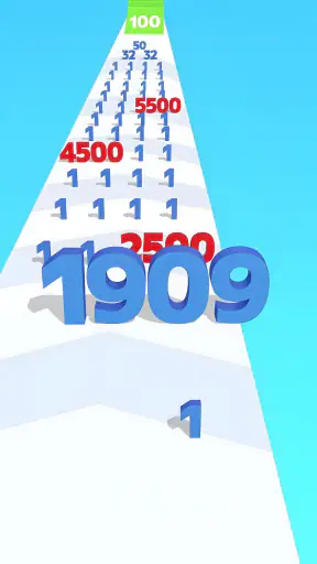 Numbers Run Merge Challenge screenshot