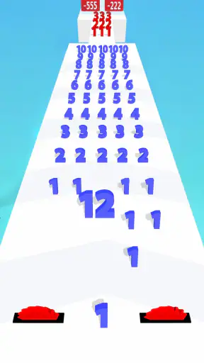 Numbers Run Merge Challenge screenshot