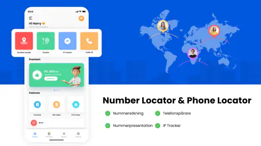 Nummersökare: Telefonsökare screenshot