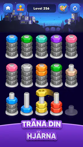 Nut Sort: Färgmatchningsspel screenshot