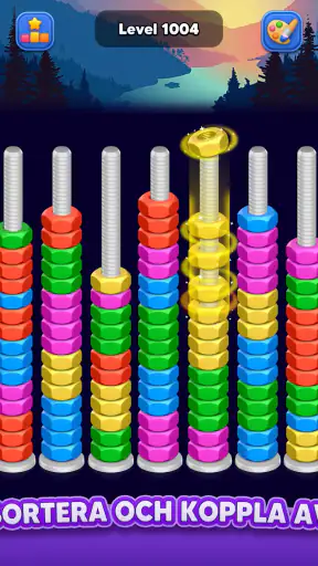 Nut Sort: Färgmatchningsspel screenshot