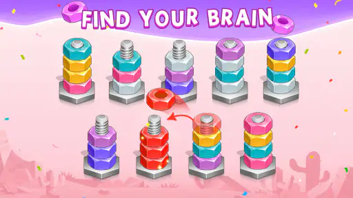 Nuts & Bolts Sort : Screw Toys screenshot